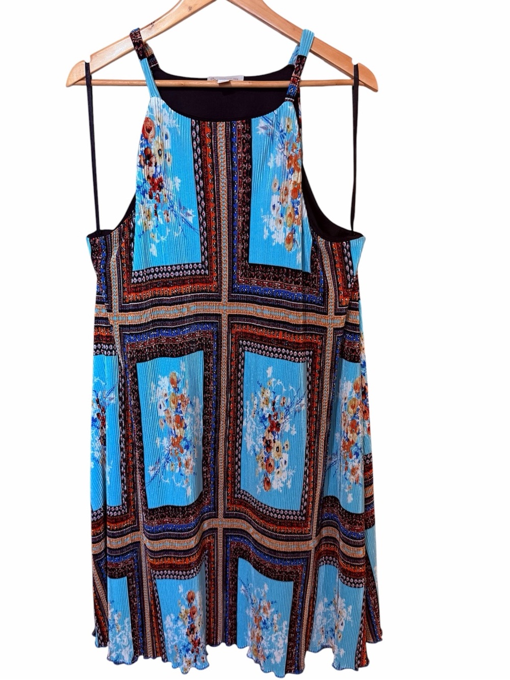 Dress Barn Sleeveless, Halter-neck Mini Dress